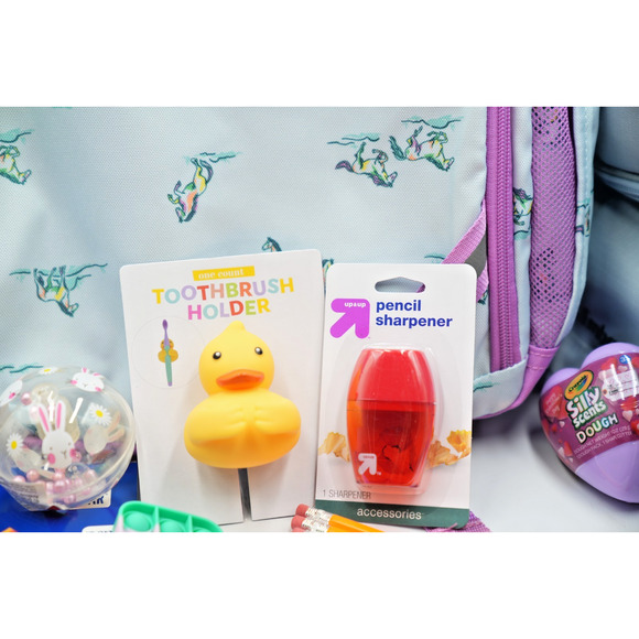 Cat & Jack Unicorn Backpack + Embark Lunch Bag Back‑to‑School Supply Bundle - Picture 9 of 16